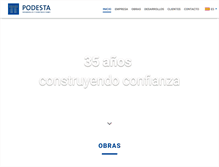Tablet Screenshot of pedropodesta.com.ar
